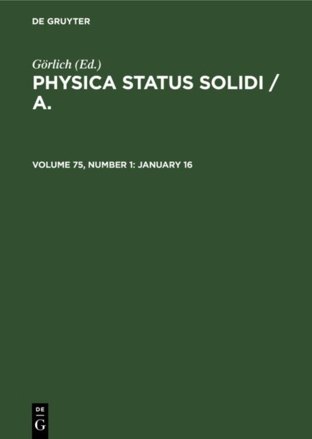 Gorlich - January 16, E-bok
