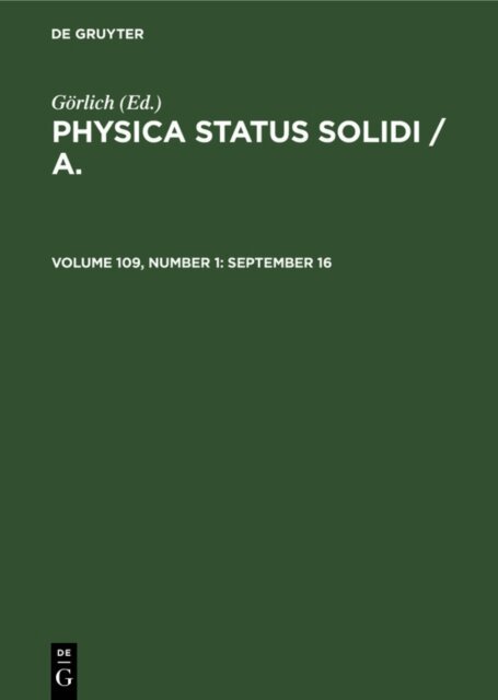 Gorlich - September 16, E-bok