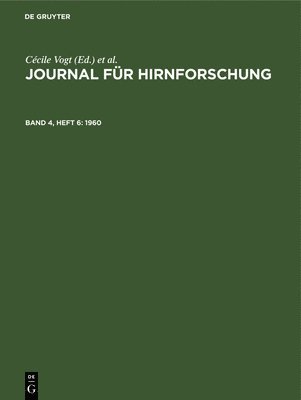 Anthony Paris, A Hopf, W Kirsche, J Szentágothai - 1960, Inbunden