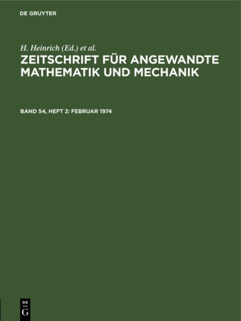 G. Schmid, H. Heinrich - Februar 1974, E-bok