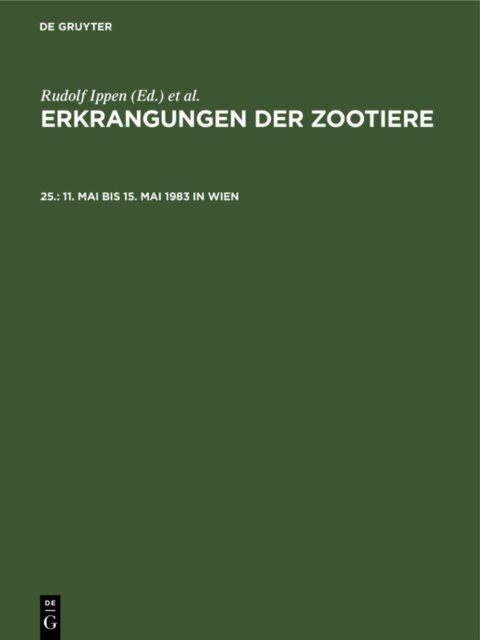 Hans-Dieter Schroder, Rudolf Ippen - 11. Mai bis 15. Mai 1983 in Wien, E-bok