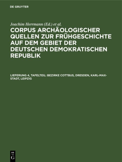 Ernst Faust, W. Coblenz - Bezirke Cottbus, Dresden, Karl-Max-Stadt, Leipzig, E-bok