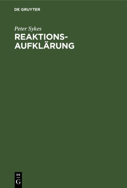 Peter Sykes - Reaktionsaufklarung, E-bok