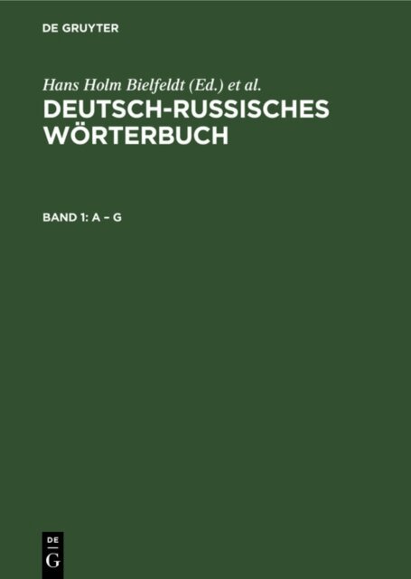 Ronald Lotzsch - - G, E-bok