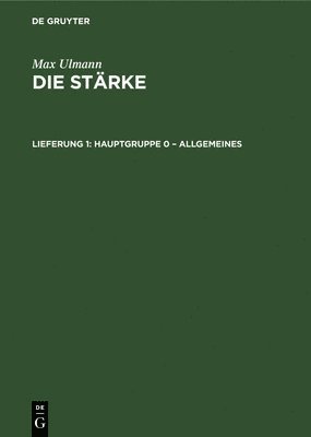 Max Ulmann - Hauptgruppe 0 - Allgemeines, Inbunden