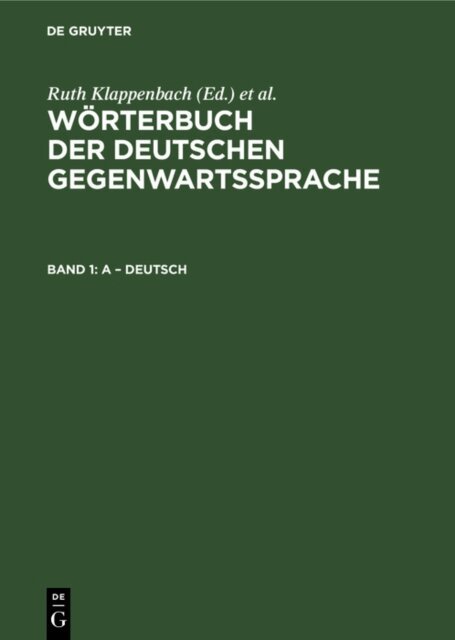 H. Malige-Klappenbach, R. Klappenbach - - deutsch, E-bok
