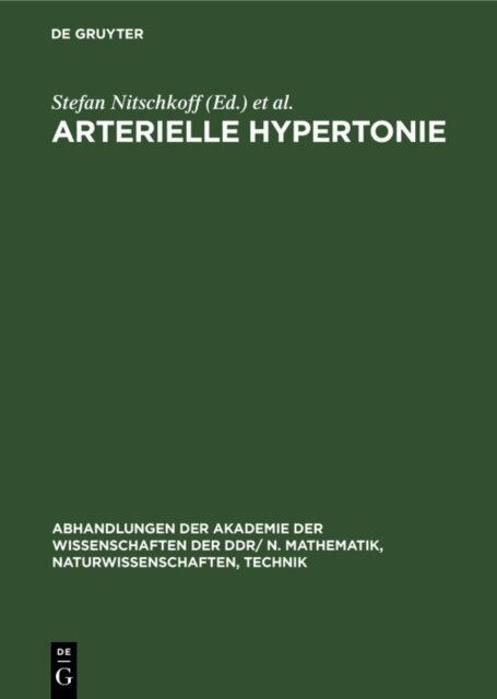 Lothar Heinemann, Stefan Nitschkoff, Horst Heine - Arterielle Hypertonie, E-bok