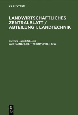 Joachim Güssefeldt - 11/1/63, Inbunden