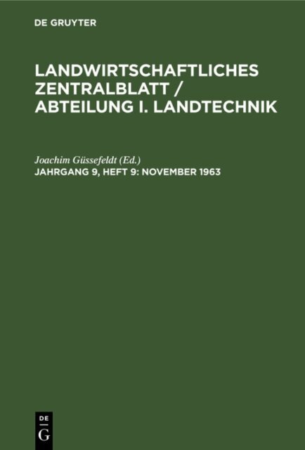 Joachim Gussefeldt - November 1963, E-bok