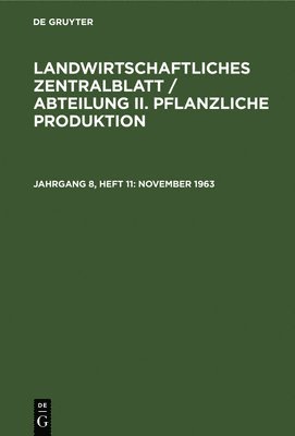 Joachim Güssefeldt - November 1963, Inbunden