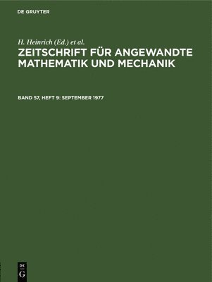 H Heinrich, G Schmid - Band 57, Heft 9, Inbunden