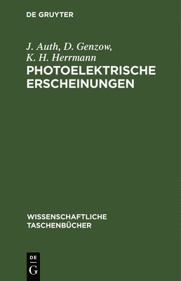 Photoelektrische Erscheinungen