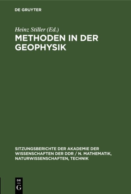 Heinz Stiller - Methoden in der Geophysik, E-bok