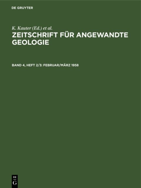 G. Tischendorf, F. Stammberger, K. Kauter - Februar/Marz 1958, E-bok