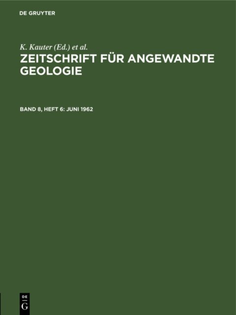 G. Tischendorf, F. Stammberger, K. Kauter - Juni 1962, E-bok