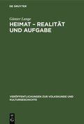 Heimat - Realit�t Und Aufgabe