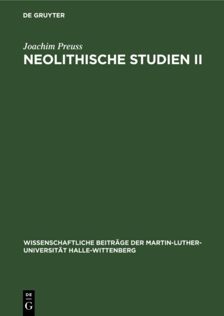 Joachim Preuss - Neolithische Studien II, E-bok