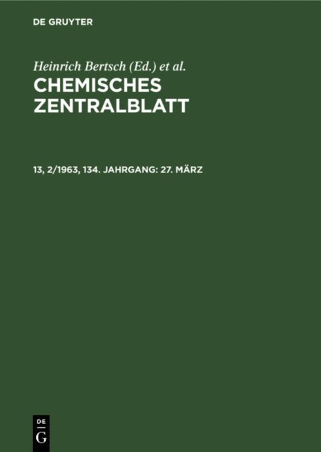 Maximilian Pflucke, Wilhelm Klemm, Heinrich Bertsch - 27. März, E-bok