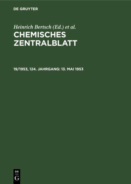 Maximilian Pflucke, Wilhelm Klemm, Heinrich Bertsch - 13. Mai 1953, E-bok