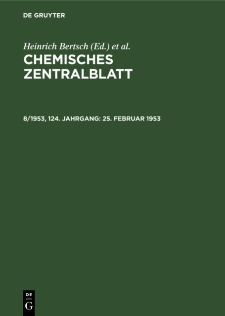 Maximilian Pflucke, Wilhelm Klemm, Heinrich Bertsch - 25. Februar 1953, E-bok