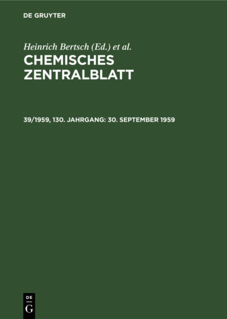 Maximilian Pflucke, Wilhelm Klemm, Heinrich Bertsch - 30. September 1959, E-bok