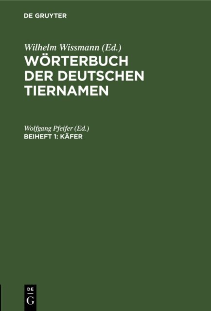 Wolfgang Pfeifer - Kafer, E-bok