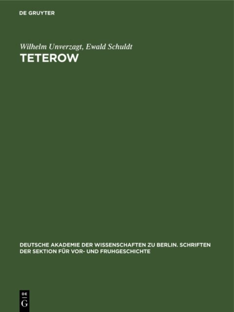 Ewald Schuldt, Wilhelm Unverzagt - Teterow, E-bok