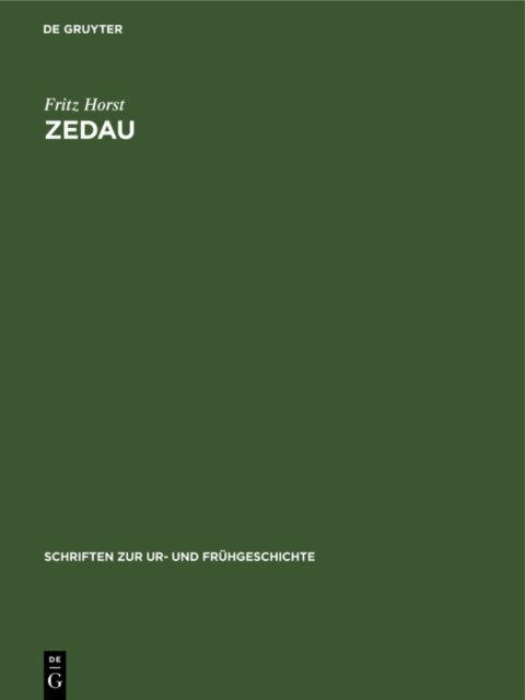 Fritz Horst - Zedau, E-bok