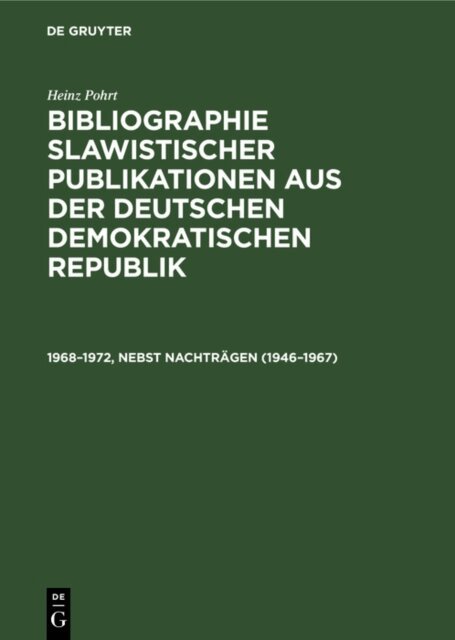 Heinz Pohrt - 1968-1972, nebst Nachtragen (1946-1967), E-bok