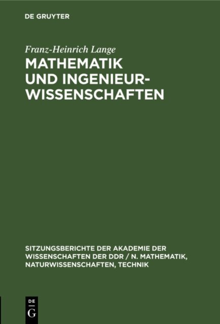 Franz-Heinrich Lange - Mathematik und Ingenieurwissenschaften, E-bok