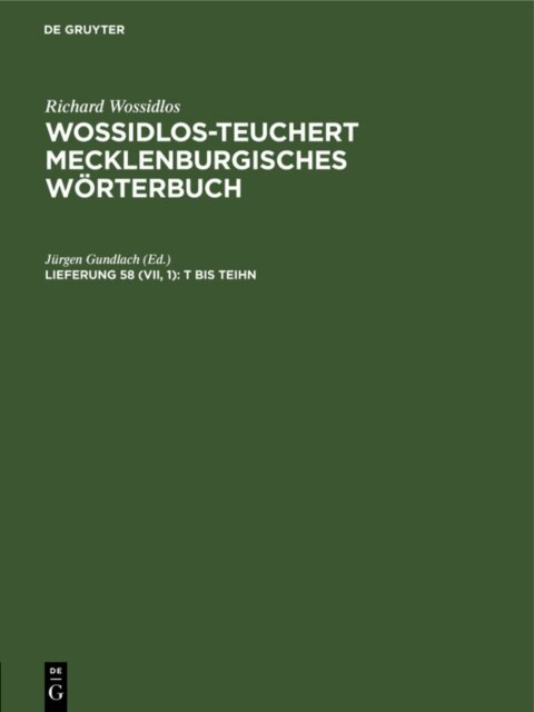 Jurgen Gundlach - T bis teihn, E-bok