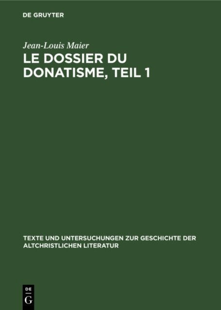 Jean-Louis Maier - Des origines a la mort de Constance II (303-361), E-bok