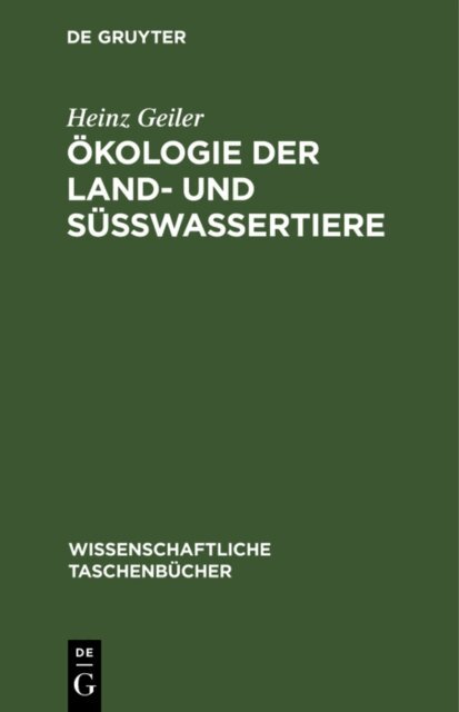 Okologie der Land- und Suwassertiere