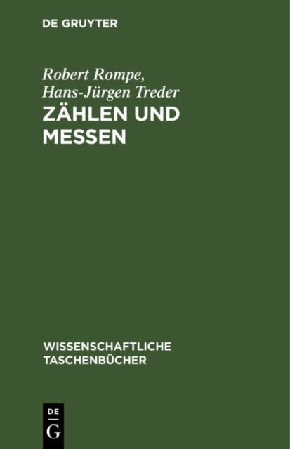Hans-Jurgen Treder, Robert Rompe - Zahlen und Messen, E-bok