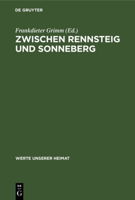 Frankdieter Grimm - Zwischen Rennsteig und Sonneberg, E-bok