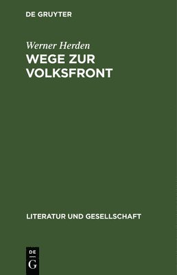 Wege Zur Volksfront