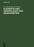 Elemente Der Seismologie Und Seismometrie