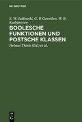 Boolesche Funktionen Und Postsche Klassen