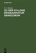 Zu Der Sylloge Epigrammatum Graecorum