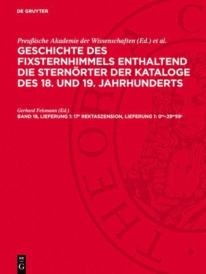 Gerhard Felsmann - 17h Rektaszension, Lieferung 1: 0m-29m59s, Inbunden