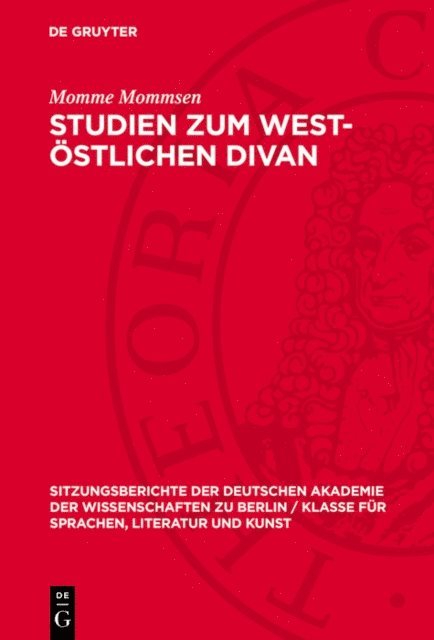 Momme Mommsen - Studien zum west-östlichen Divan, E-bok