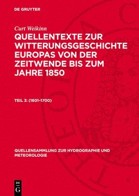 Curt Weikinn - (1601-1700), Inbunden. Tillgänglighet: Lägg i varukorg