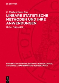 Lineare Statistische Methoden Und Ihre Anwendungen