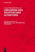 Urkunden Der 18. Dynastie: bersetzung Zu Den Heften 5-16