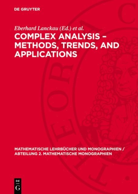 Wolfgang Tutschke, Eberhard Lanckau - Complex Analysis - Methods, Trends, and Applications, E-bok