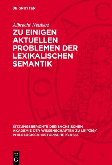 Albrecht Neubert - Zu einigen aktuellen Problemen der lexikalischen Semantik, E-bok