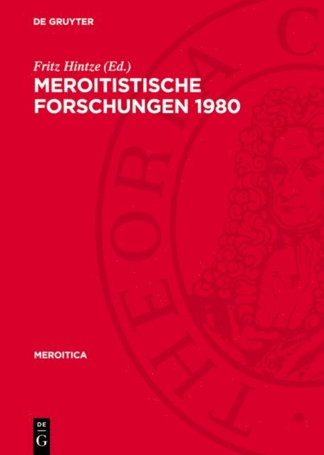 Fritz Hintze - Meroitistische Forschungen 1980, E-bok