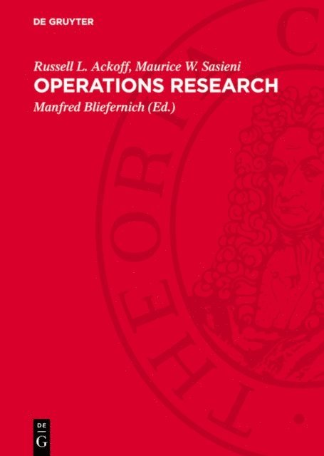 Maurice W. Sasieni, Russell L. Ackoff, Manfred Bliefernich - Operations research, E-bok