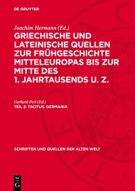 Gerhard Perl - Tacitus. Germania, E-bok