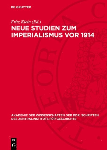 Fritz Klein - Neue Studien zum Imperialismus vor 1914, E-bok